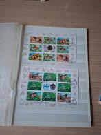 Postzegel blokken kikkers, Ophalen