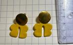 Mooie oorbellen, Handtassen en Accessoires, Oorbellen, Overige materialen, Geel, Ophalen of Verzenden, Zo goed als nieuw