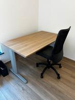 Bureautafel 140x80 en stoel (samen of appart), Ophalen, Zo goed als nieuw, Bureau
