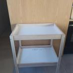 Table à langer IKEA Sniglar blanc - table à langer, Enfants & Bébés, Moins de 90 cm, Enlèvement, Utilisé, Bord surélevé