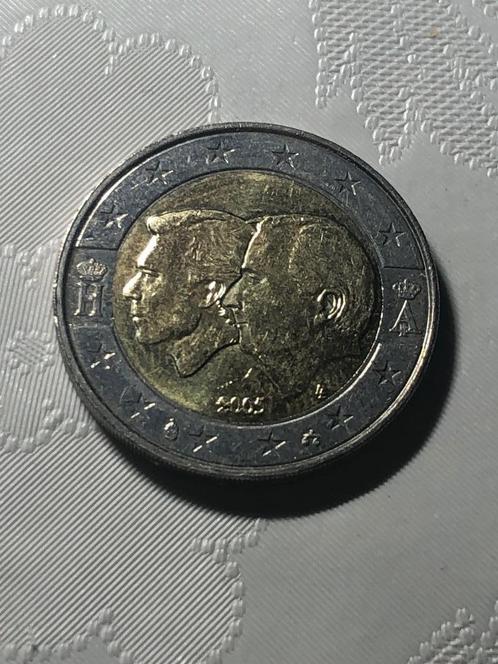 Gebruikte herdenkingsmunt van 2 euro 2005 België in goede st, Postzegels en Munten, Munten | Europa | Euromunten, Losse munt, 2 euro