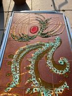 Vintage mid century salontafel, Huis en Inrichting, Tafels | Salontafels, Ophalen, Gebruikt, 100 tot 150 cm, Geen idee