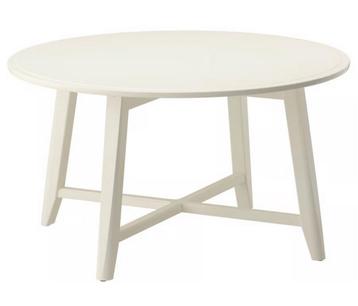 IKEA Kragsta witte ronde salontafel beschikbaar voor biedingen