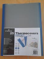 Pavo 25 stuks thermobindmappen 4 mm blauw, Articles professionnels, Neuf, sans emballage, Autres types, Enlèvement