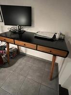 Design bureau vintage Made + bijpassende bureaustoel, Huis en Inrichting, Bureaus, Ophalen, Gebruikt, Bureau