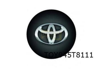 Toyota Aygo (7/14-) Naafdeksel groot (mat zwart) (1 stuk) OE