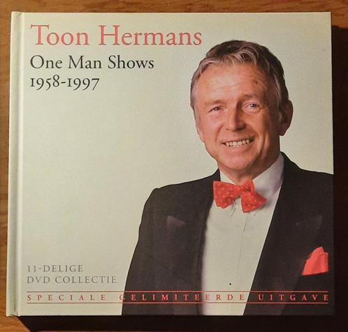 dvd - Toon Hermans: One Man Shows 1958-1997 - 11 dvd + boek, CD & DVD, DVD | Cabaret & Sketchs, Comme neuf, Autres types, Tous les âges