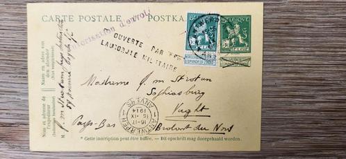 Carte postale - Militaire 9-9-1914, Timbres & Monnaies, Lettres & Enveloppes | Belgique, Carte postale, Enlèvement ou Envoi