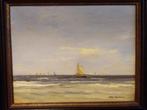 zeezicht schilderij op doek, Antiek en Kunst, Ophalen