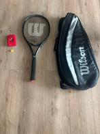 Wilson tennisracket pro staff 100 precision met tas, Sport en Fitness, Tennis, Ophalen of Verzenden, Gebruikt, Tas, Wilson