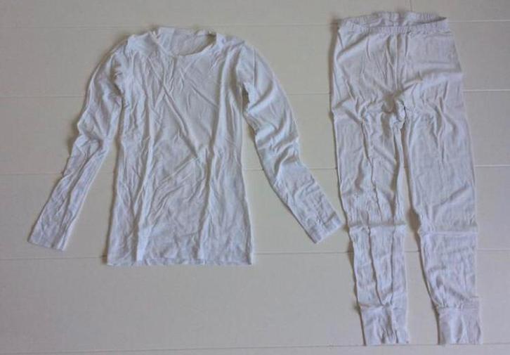 set longsleeve legging wit Preventino 140 hypoallergeen, Kinderen en Baby's, Kinderkleding | Maat 140, Gebruikt, Jongen of Meisje