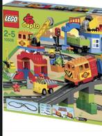 Lego Duplo treinset met track systeem 10508, Kinderen en Baby's, Speelgoed | Duplo en Lego, Ophalen of Verzenden, Gebruikt, Complete set