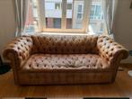 Authentieke Chesterfield 3-zitsbank, Huis en Inrichting, Ophalen, Gebruikt, Chesterfield, Driepersoons