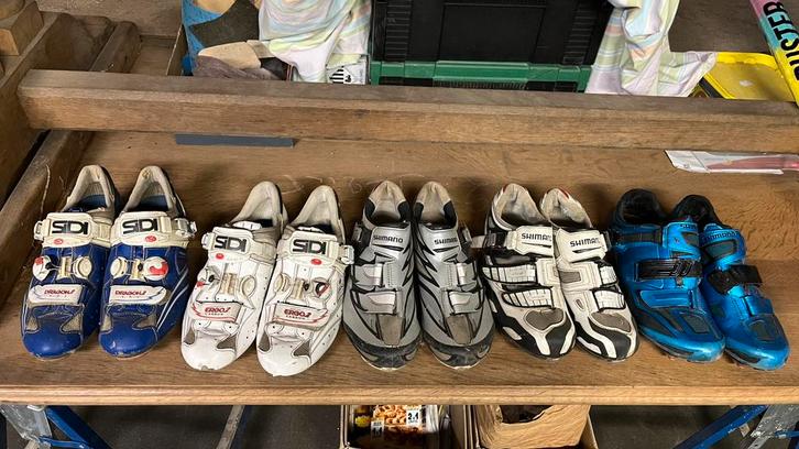 Koersschoenen SPD, Fietsen en Brommers, Fietsaccessoires | Fietskleding, Gebruikt, Heren, Kinderen, Schoenen, Overige maten, Ophalen