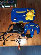 Nintendo 64 Pikachu console + Pokemon Stadium 1&2 CIB., Games en Spelcomputers, Ophalen of Verzenden, Zo goed als nieuw