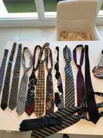 14 stropdassen cravate das, Bleu, Enlèvement ou Envoi