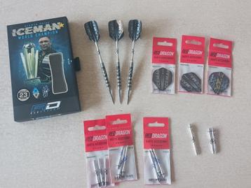 Gerwyn Price dartpijlen 23gr + accessoires beschikbaar voor biedingen