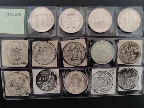 500 lires de Saint-Marin - Pièces commémoratives en argent -, Timbres & Monnaies, Monnaies | Europe | Monnaies non-euro, Monnaie en vrac