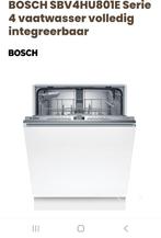 Vaatwasser Inbouw Bosch nieuw, Electroménager, Lave-vaisselle, Neuf, 85 à 90 cm, Encastré, Moins de 10 litres