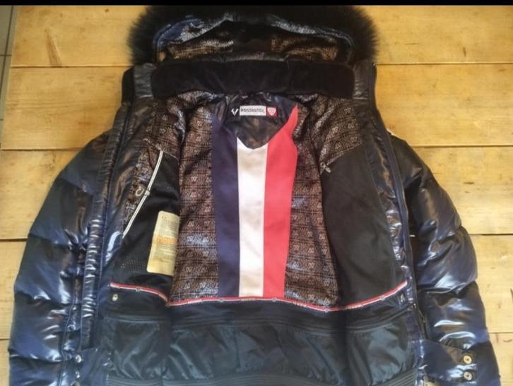 Rossignol ski jas, Kleding | Dames, Jassen | Winter, Zo goed als nieuw, Maat 38/40 (M), Blauw, Ophalen of Verzenden