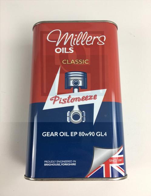 Millers olie EP 80/90 GL4 gear oil (versnellingsbak en stuur, Auto-onderdelen, Ophanging en Onderstel, Nieuw, Ophalen of Verzenden