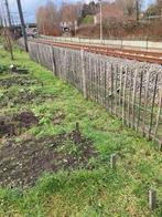 Kastanje hekwerk 20 meter 90 cm hoog, Ophalen, Zo goed als nieuw, Hout, Spijlenhekwerk
