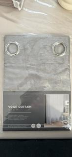Voilage neuf, Maison & Meubles, Ameublement | Rideaux & Stores à lamelles, Enlèvement, Comme neuf, Gris