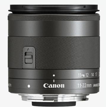 Canon lens ef-m 11-22 f/4-5.6 is stm beschikbaar voor biedingen