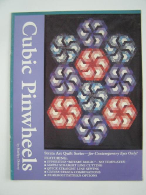 Cubic Pinwheels strata art : Marylin Doherty, Hobby & Loisirs créatifs, Broderie & Machines à broder, Neuf, Autres types, Enlèvement ou Envoi
