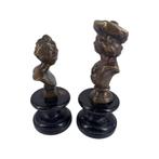Deux Bronze Napoléon III sur Socles en Bois Noir, Antiquités & Art, Antiquités | Bronze & Cuivre, Bronze, Enlèvement ou Envoi