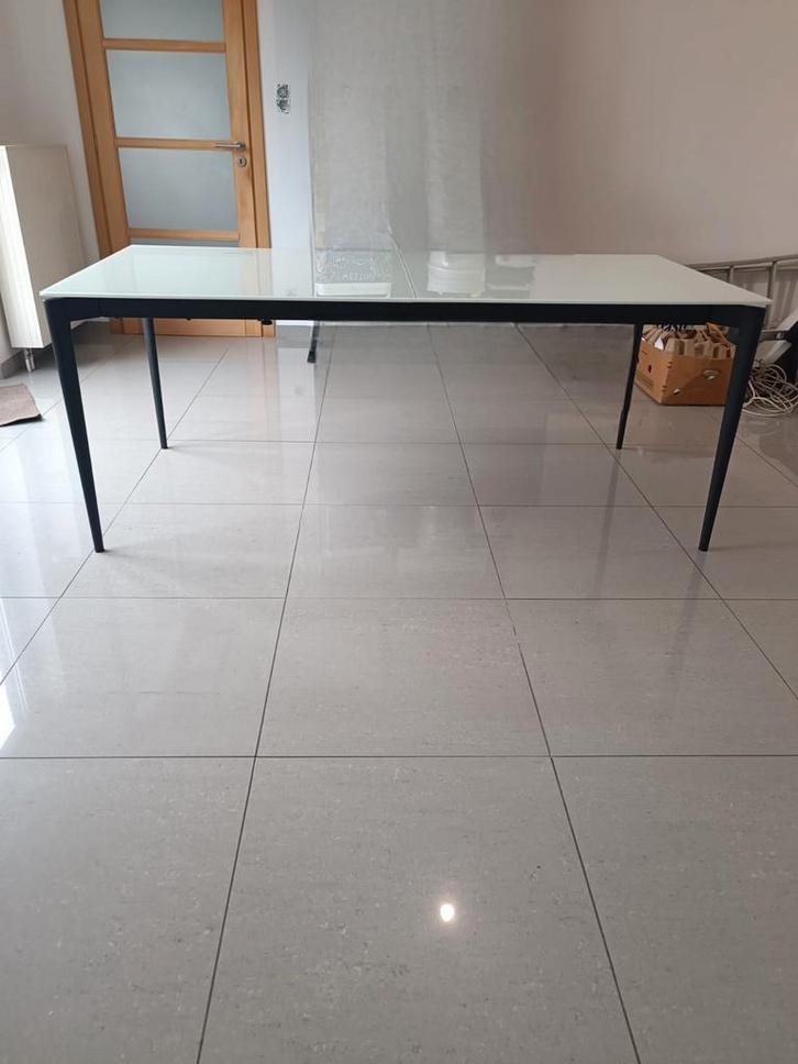 Table Extensible, Maison & Meubles, Tables | Tables à manger, Verre, Métal, Enlèvement ou Envoi