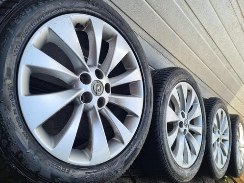 Org 18 inch Opel Astra J Astra K Mokka X 5x105 velgen banden, Auto-onderdelen, Banden en Velgen, Banden en Velgen, 18 inch, 215 mm