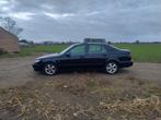 Mooie Saab 9.5 MK1 2.0T Benzine Automaat Jet Black, Auto's, Saab, Beige, 4 cilinders, Beige, Leder