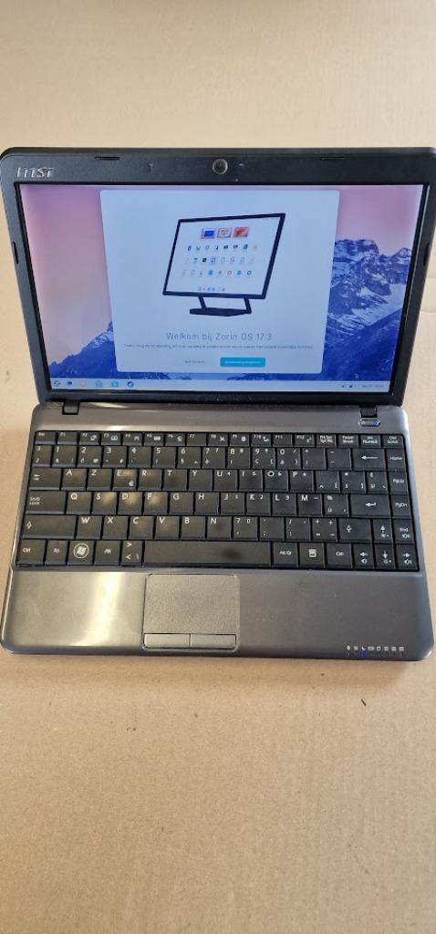 Netbook met Zorin OS, Computers en Software, Windows Laptops, Gebruikt, 12 inch, SSD, Minder dan 2 Ghz, Minder dan 4 GB, Azerty