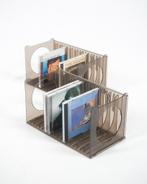 Vintage Gefumeerde CD Rekjes, Huis en Inrichting, Kunststof, Ophalen of Verzenden, Zo goed als nieuw, 25 tot 75 discs