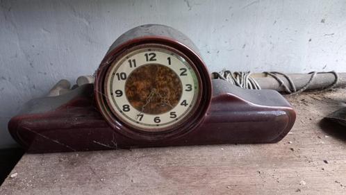 antieke porseleinen schouwklok, Antiek en Kunst, Curiosa en Brocante, Ophalen