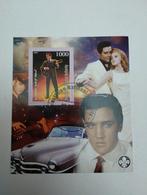 Een postzegelblok over Elvis Presley kleur verschillende kle, Postzegels en Munten, Ophalen