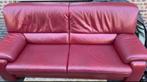 Lederen Zetel,  sofa , leather. Кожа, le cuir, Huis en Inrichting, Zetels | Zetels, 100 tot 125 cm, Driepersoons, Leer, Ophalen of Verzenden