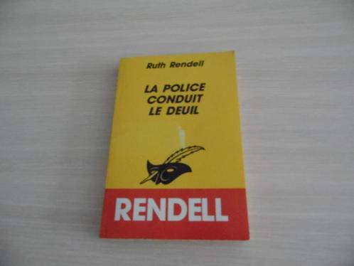 LA POLICE CONDUIT LE DEUIL       RUTH RENDELL, Boeken, Detectives, Zo goed als nieuw, Ophalen of Verzenden