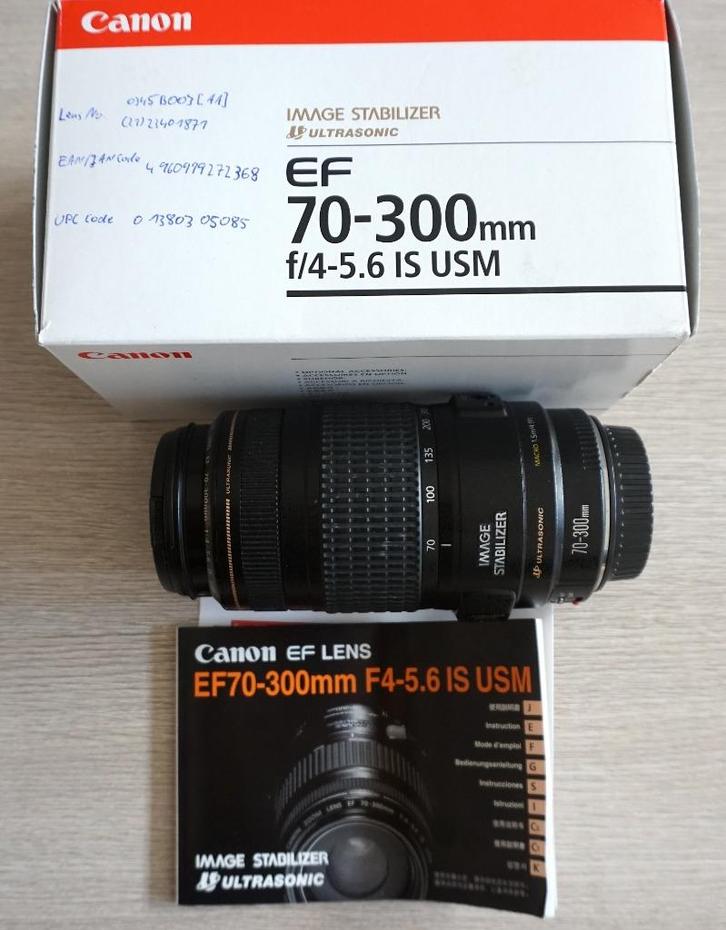 Canon EF 70-300mm f/4-5.6 IS USM, Audio, Tv en Foto, Foto | Lenzen en Objectieven, Gebruikt, Telelens, Ophalen