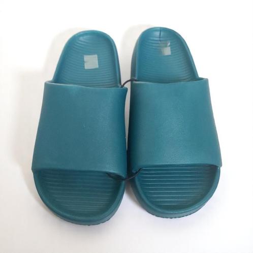 Heren slippers effen groen 43, Kleding | Heren, Schoenen, Nieuw, Slippers, Overige kleuren, Verzenden