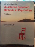 Qualitative Research Methods in Psychology, Boeken, Studieboeken en Cursussen, Nieuw, Ophalen of Verzenden, Dennis Howitt