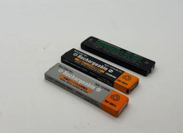 3 Sony Panasonic Walkman Minidic Baladeu rechthoekige batter beschikbaar voor biedingen