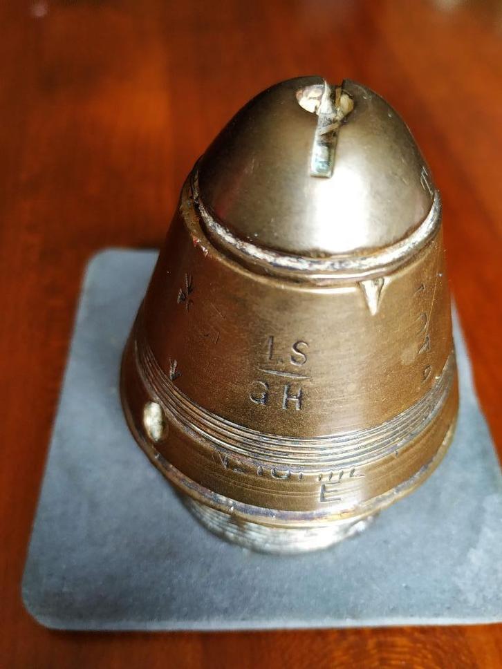 OBUS KOP GEDEMILITARISEERD, Antiek en Kunst, Antiek | Brons en Koper, Koper, Ophalen