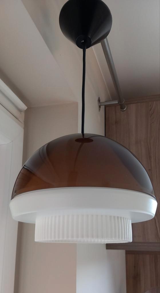 Ancienne suspension vintage années 60-70, Maison & Meubles, Lampes | Suspensions, Utilisé, Enlèvement ou Envoi