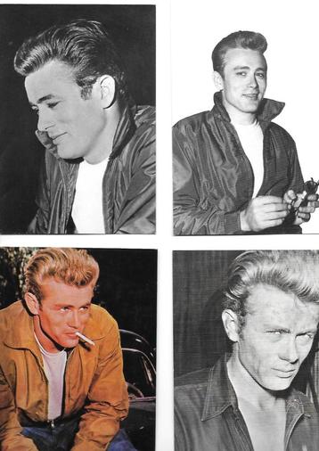 4 Postkaarten van James Dean beschikbaar voor biedingen