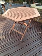 Teakhouten tafel van 110 cm, Tuin en Terras, Ophalen