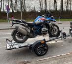 Remorque Porte Moto Abaissante et Pliante - LORRIES MT-01, Auto diversen, Aanhangers en Bagagewagens, Ophalen, Gebruikt