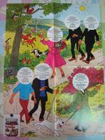 Strip Poster Kuifje 1978 Nutella, Verzenden, Eén stripboek, Nieuw, Herge