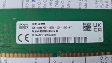 Ram DDR5 16gb (2x8gb) 4800mhz (PC DLL)